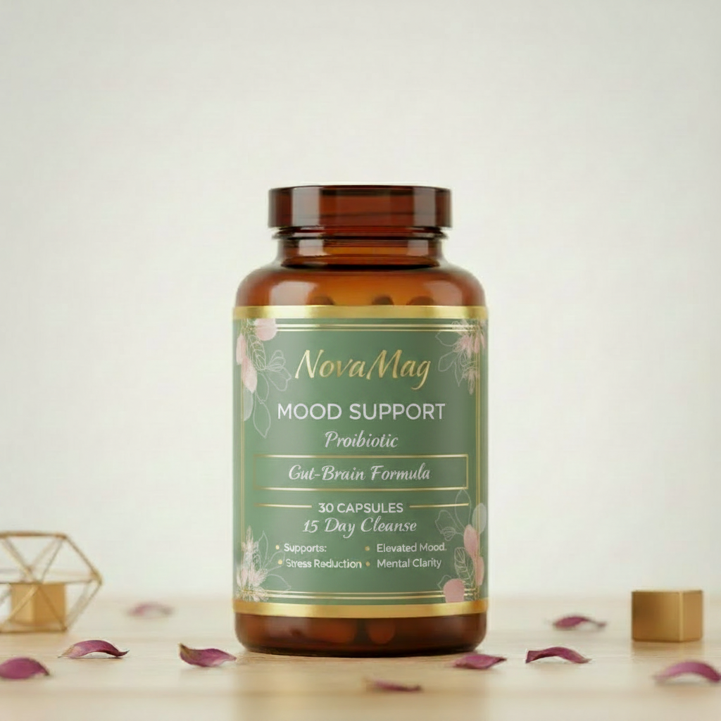 NovaMag Mood Support Probiotic - Minimalist Label